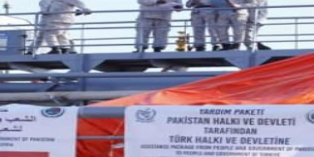 Pakistan’ın deprem yardımları 670 tona ulaştı
