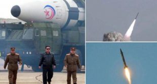 Kuzey Kore yine balistik füze fırlattı