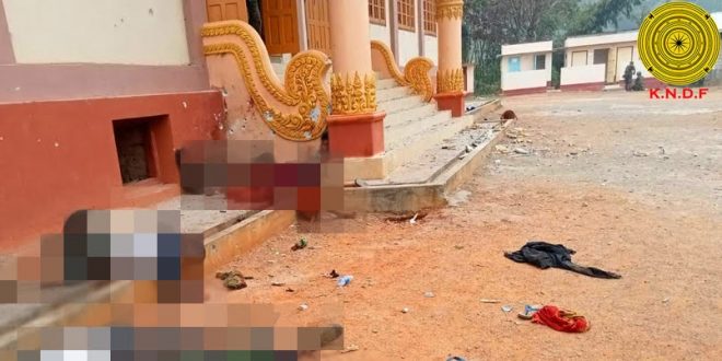 Myanmar cuntasından Budist tapınağında katliam