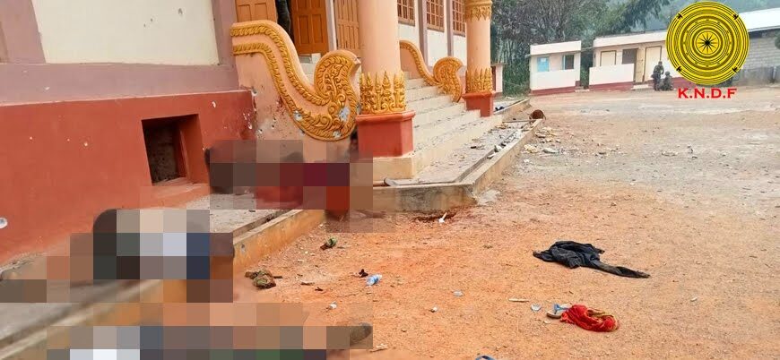 Myanmar cuntasından Budist tapınağında katliam