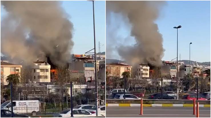 Pendik’te 7 katlı otelde yangın: 2 ölü 2 yaralı