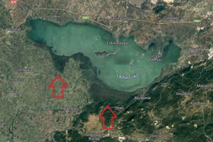 Uluabat Gölü’nde sular çekiliyor!