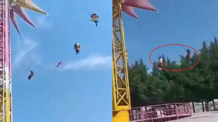 Bursa’da lunaprkta korku dolu anlar!