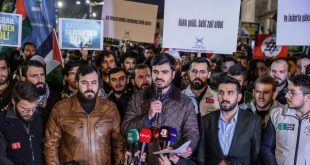 Fatih Camii'nde İsrail'in Mescid-i Aksa baskınına protesto