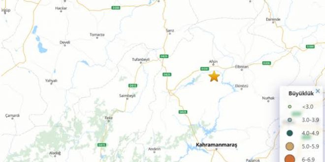 Kahramanmaraş'ta korkutan deprem!