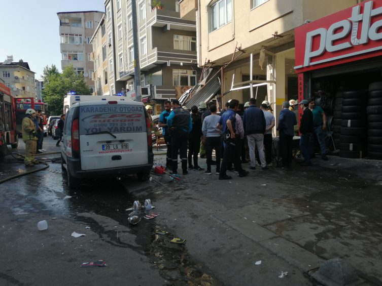 İş yerinde feci patlama: Yaralılar var