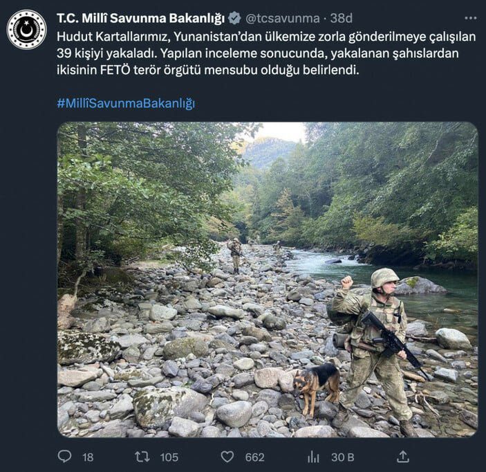 Yunanistan'dan kaçak girmeye çalışan 39 kişi yakalandı