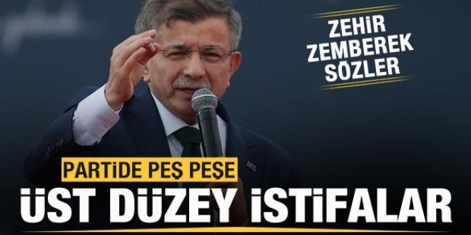 Gelecek Partisinde seçim sonrası üst düzey istifalar!
