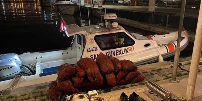 İzmir Körfezi'nde kaçak midye avcılarına ceza