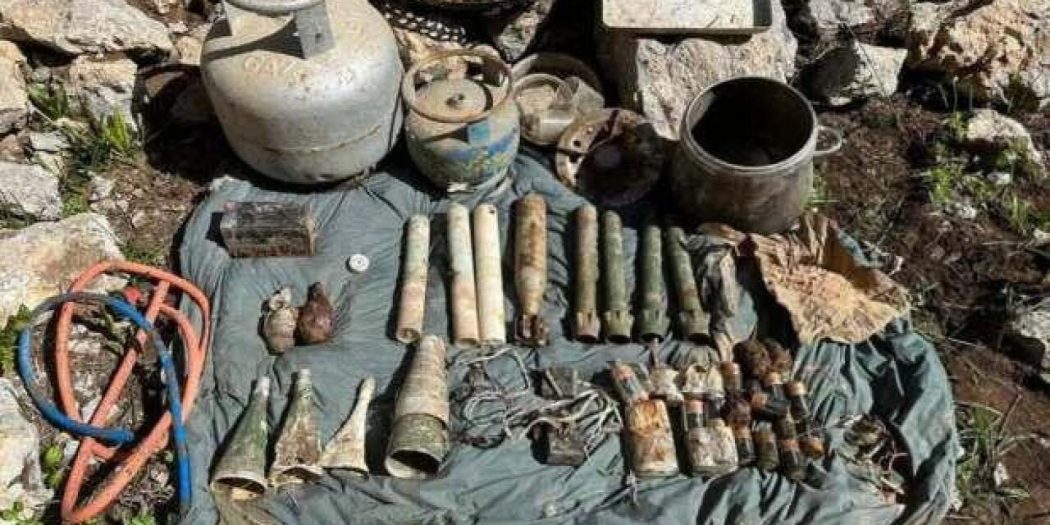 Van’da PKK sığınaklarında mühimmat ele geçirildi