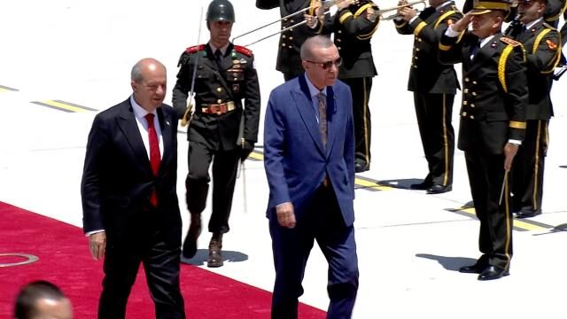 Cumhurbaşkanı Erdoğan, Yeni Ercan Havalimanı açılışı için Kıbrıs’ta!