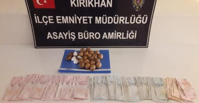 Cevizin içinden uyuşturucu çıktı