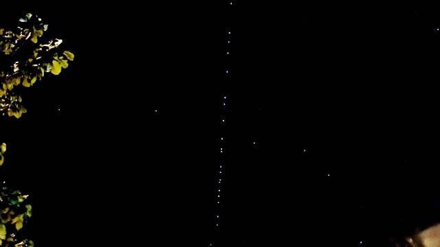 Bitlis semalarında Starlink uyduları görüntülendi