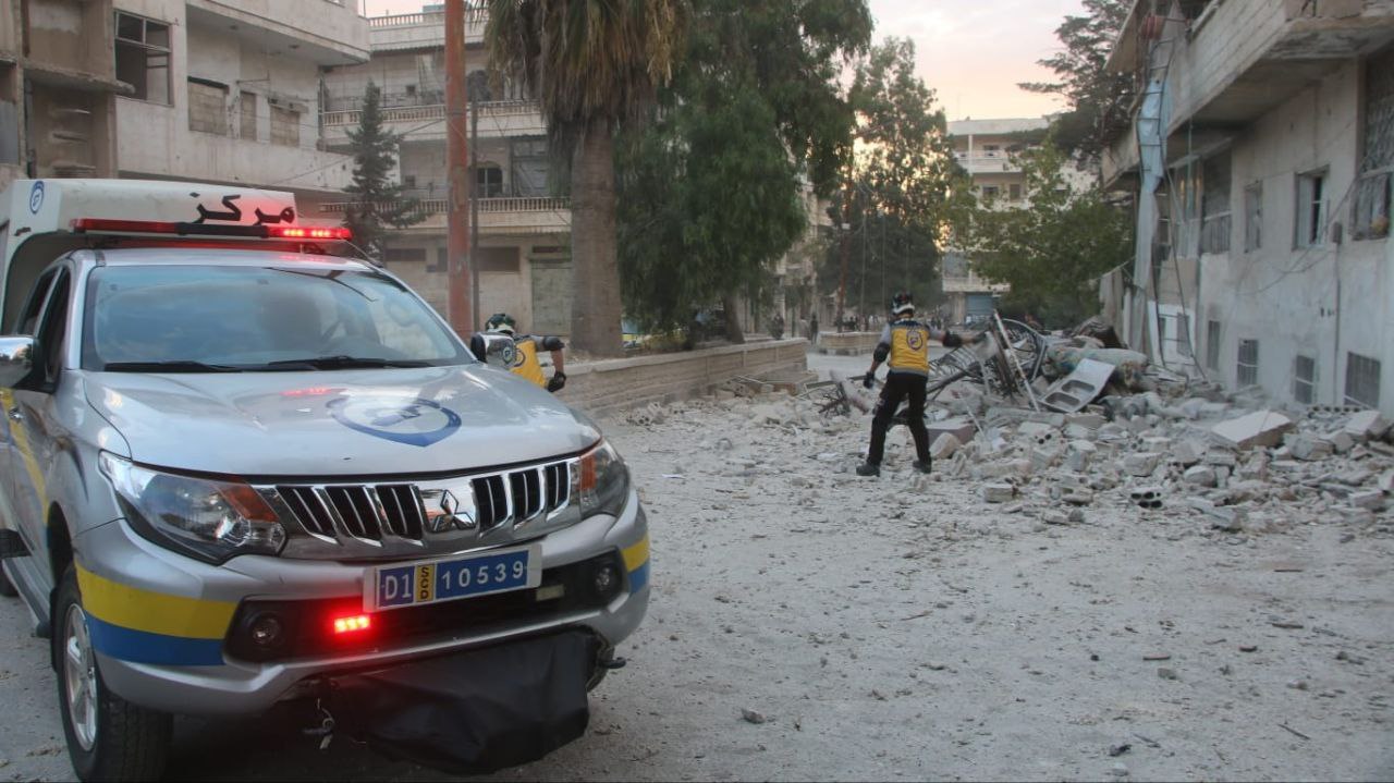 Esad rejimine büyük darbe, Humus askeri mezuniyet törenine dron saldırısı