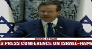 Muhabirin "Gazzeli siviller" sorusu İsrail lideri Herzog'u çıldırttı