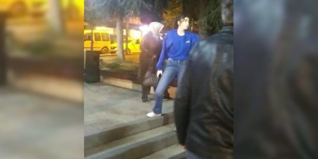 Bursa’da İsrail karşıtı protesto gösterisinde çarşaflı kadınlara hakaret