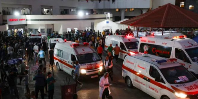 Siyonist katil durmuyor! Endonezya Hastanesi'nin çevresini bomba yağmuruna tuttu