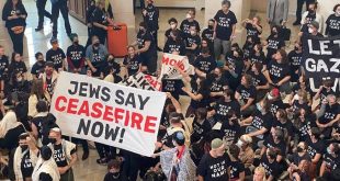 Yahudi protestocular kongre üyelerinin odalarını işgal etti