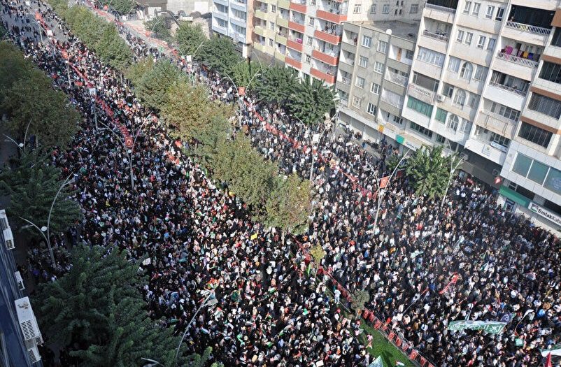 HÜDA PAR’dan Filistin mitingi: Hamas’a selam!