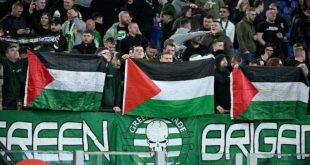 Cezalar İskoçları yıldıramadı; tribünden Filistin'e destek