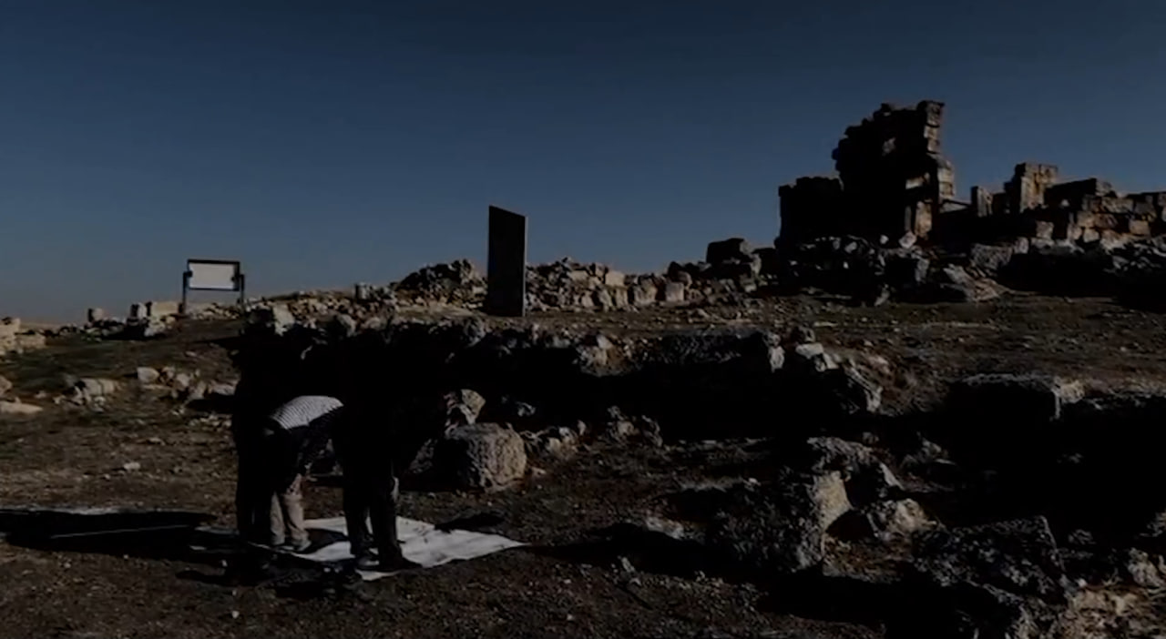 Diyarbakır'dan Sansasyonel Filistin Mesajı (Zerzevan Kalesi)