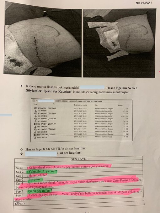 O partinin adı karışmıştı; 'Irkçı' saldırının ses kayıtları ortaya çıktı