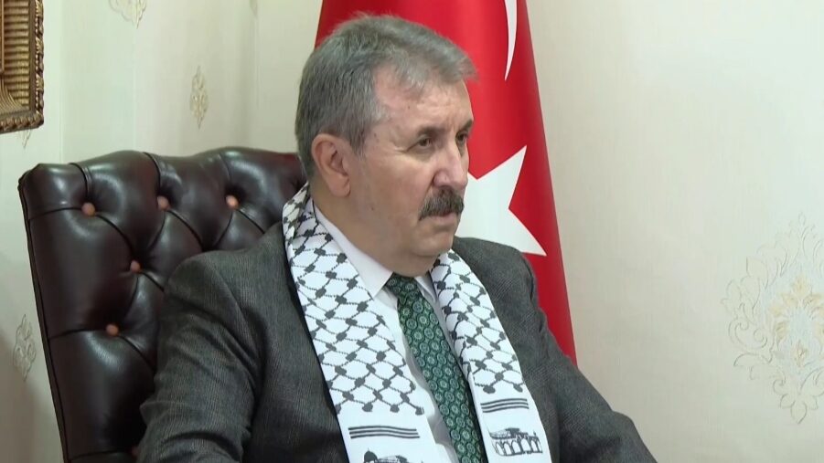 Destici, Hamas heyetini kabul etti