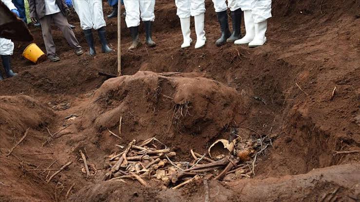 Kazı çalışmalarında 1086 kişilik toplu mezar bulundu