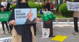 AK Parti Genel merkezi önünde 'kirli ticaret' protestosu