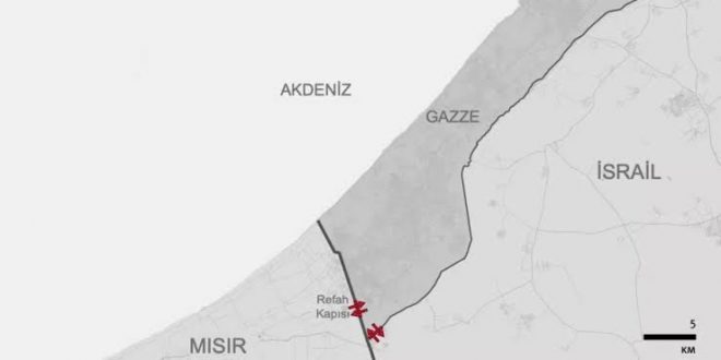Katil İsrail, Gazze'nin Mısır sınır kapısını ele geçirdi