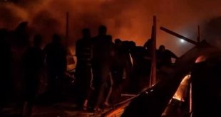 İsrail 'güvenli bölge'yi alçakça vurdu ; şehit bedenler küle döndü!