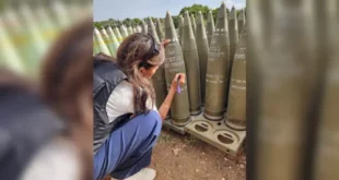 Başkan adayı, İsrail mermilerine yazdığı mesajla mide bulandırdı!