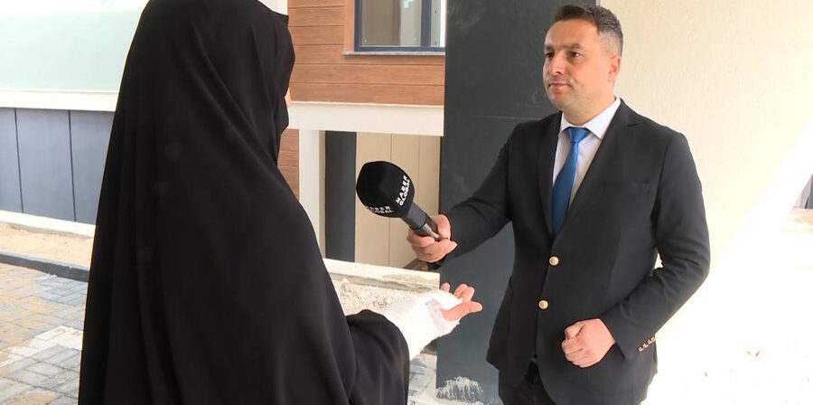 Komşusu tarafından saldırıya uğrayan çarşaflı kadın yaşananları anlattı