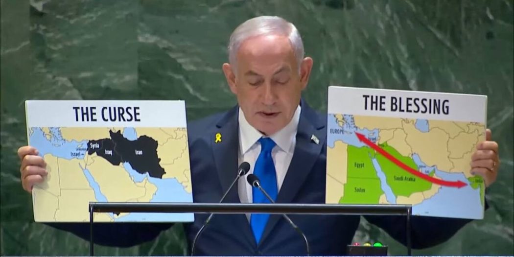 Katil Netanyahu’nun provokatif haritaları!