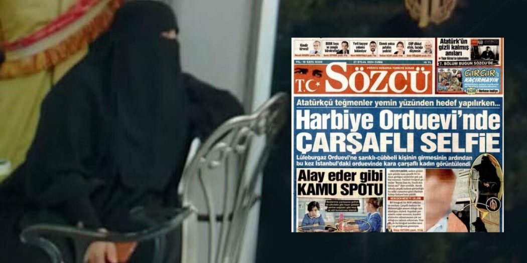 Orduevinde ‘çarşaflı’ gören hazımsız Kemalistler şokta!