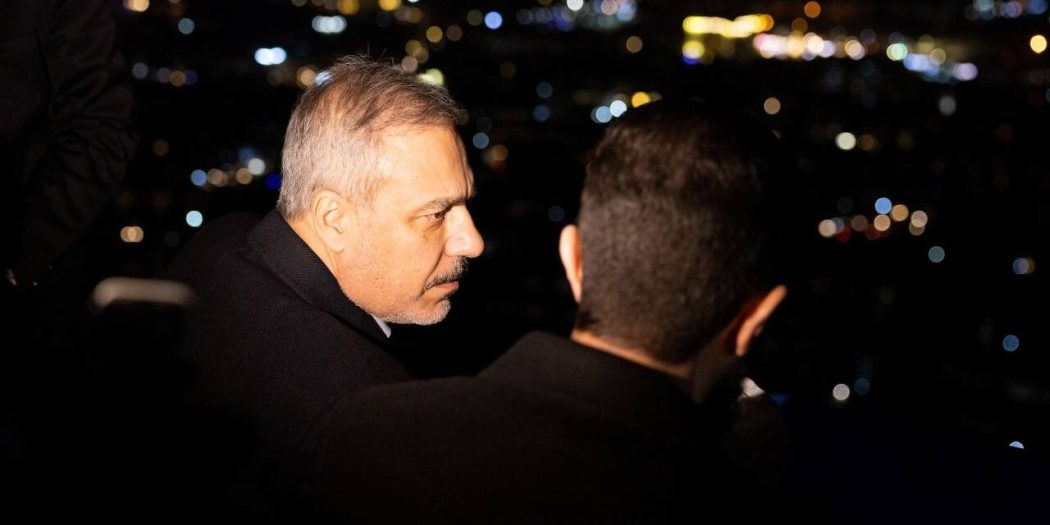 Hakan Fidan, Cevlani ile Şam manzarası eşliğinde çay içti