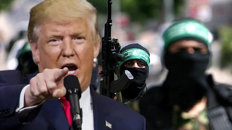 Trump Hamas’ı tehdit etti: “Ortalık cehenneme dönecek!”
