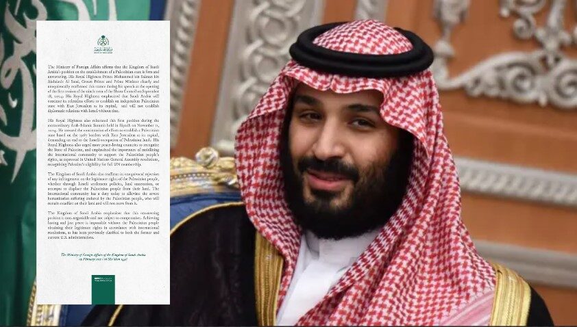 Suudi Arabistan’dan Trump’ın “Filistin devleti istemiyor” iddialarına cevap!