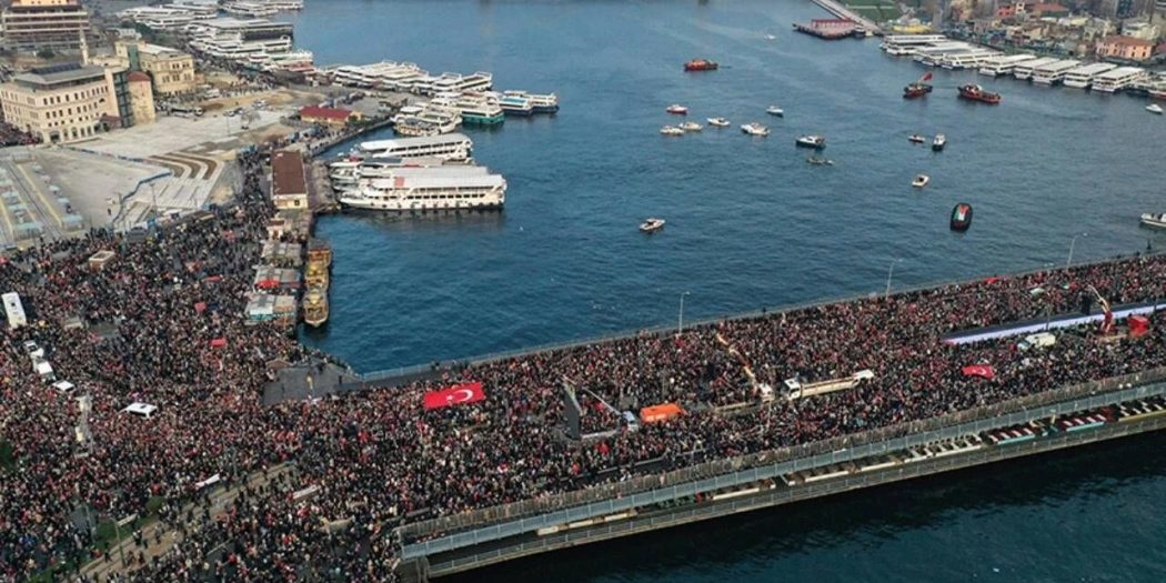 İstanbul’da Filistinli mazlumların sesi olmak dahi siyasi malzeme!