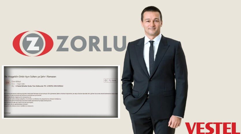 Zorlu CEO’su Ramazan tebriğini hazmedemedi, nefret kustu!