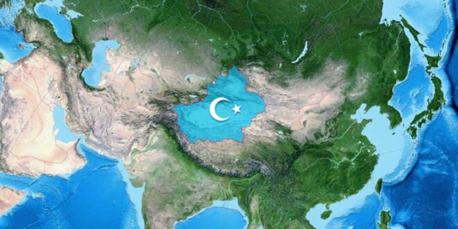dogu turkistan harita