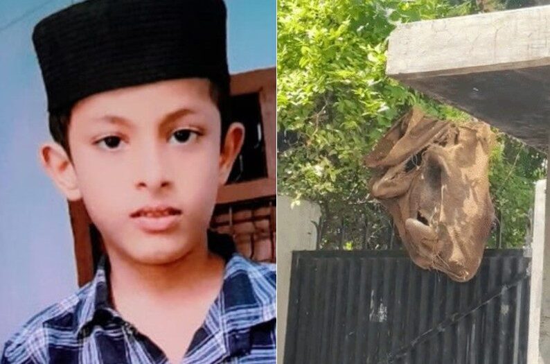 Müslüman çocuğu öldüren Hindu, cesedini ağaca asılı bıraktı!
