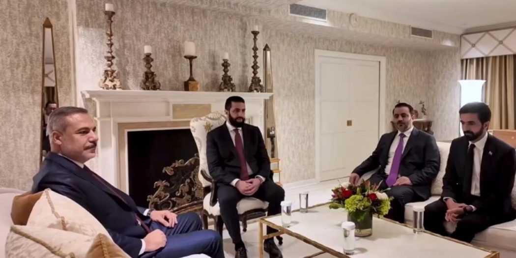 Hakan Fidan, Şara’nın ABD’deki ikametgâhında: Washington’da sürpriz görüşme