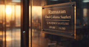 Ramazan özel çalışma saatler