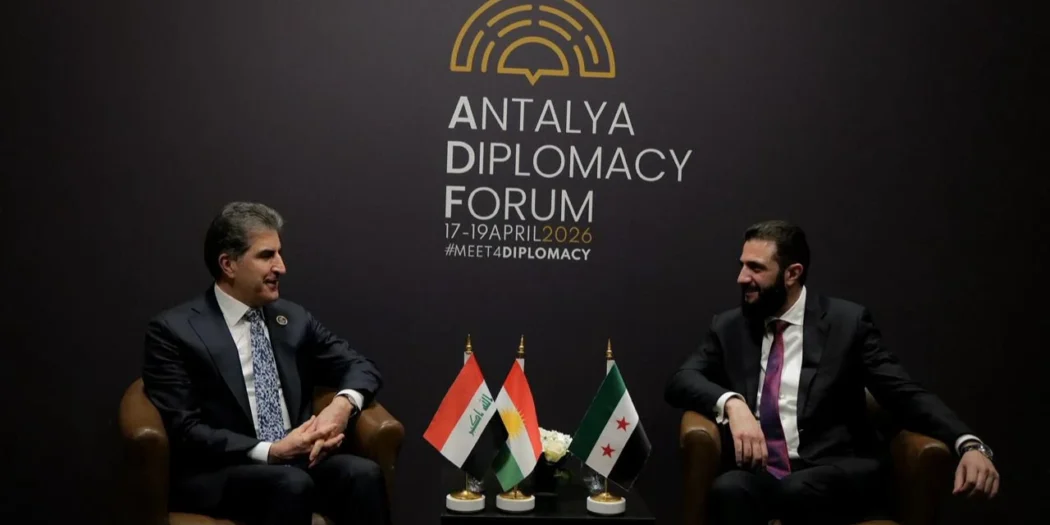 Ahmet Şara, Antalya’da Barzani ile görüştü