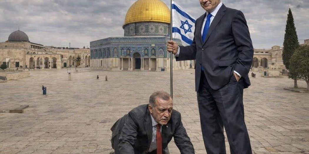 Soykırımcı bakandan Erdoğan’ı diz çökmüş gösteren paylaşım