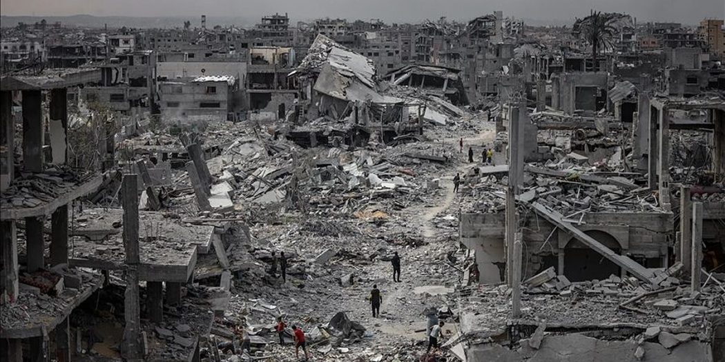 Taş üstünde taş kalmadı: Yahudi terörü şehrin %80’ini yok etti!