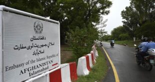 Afghanistans embassy in Pakistan