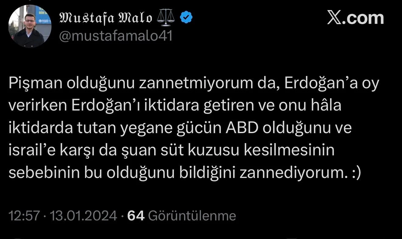 026a8ae6 provokatif paylasimlari mercek altindaydi mustafa malo cumhurbaskanina hakaretten tutuklandi 026a8ae6 provokatif paylasimlari mercek altindaydi mustafa malo cumhurbaskanina hakaretten tutuklandi