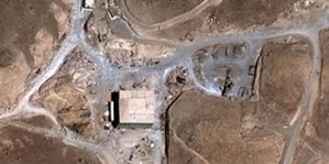 Al Kibar nuclear site between Deir ez Zor and Raqqa in the Syrian Desert